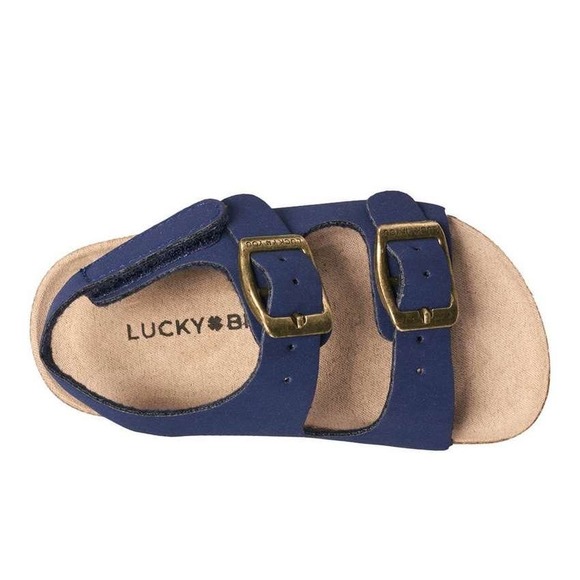 "Lucky Brand Toddler Blanc Footbed Sandals - Size 10 Fun" - Picture 4 of 5